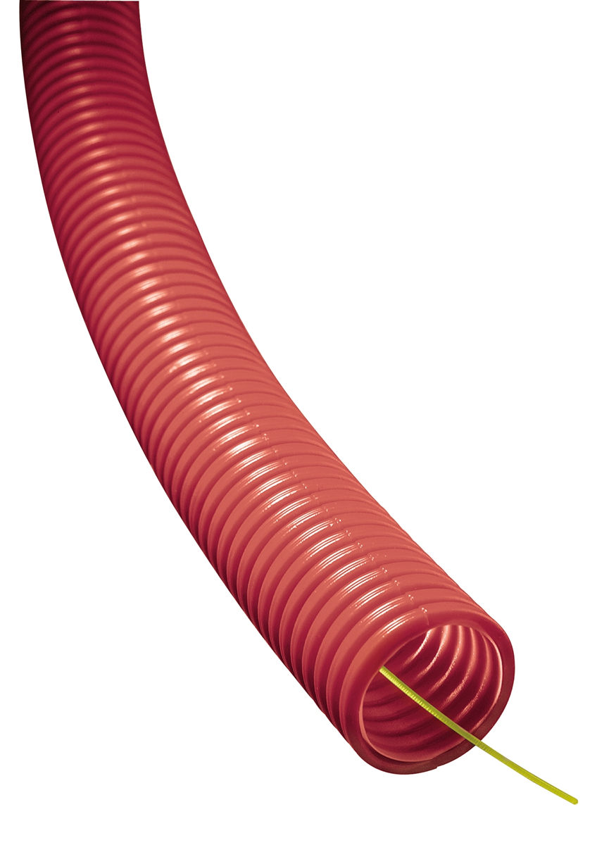 Polypipe - Gaine TPC annelée - Diamètre : 40 mm - Couleur : ROUGE ...
