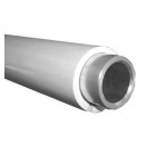 Barre d'appui lisse droite 450mm blanc (accessibilité pmr)