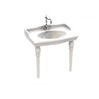 Lavabo sur Colonnettes Louxor Blanc Sarreguemines
