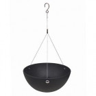 Jardiniere suspendue ou a poser allegria auto-irrigante, en materiaux recycles, avec drainage, prgompf303