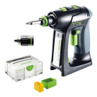 Perceuse-visseuse FESTOOL sans fil C18 Li-Ion - Sans batterie ni chargeur - Basic - 564609
