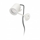 Aplique murale de jardin beige flow 1 ampoule