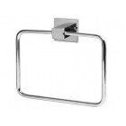 Porte serviette mural rectangulaire chromé Chromé