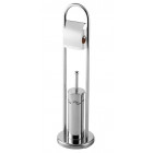 Serviteur de wc brosse wc + porte papier