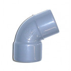 Coude Mâle / Femelle PVC - 67 30 - Diamètre 40 mm