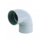 Coude Femelle / Femelle PVC - 87 30 - Diamètre 100 mm