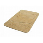 Tapis de salle de bain 60 x 90 cm microfibre couleur beige