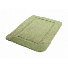 Tapis de salle de bain 50 x 70 cm microfibre couleur vert