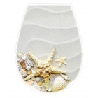 Abattant wc motif coquillage polypropylène