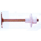 Jeu de fixations pour lavabo, bidet suspendu au travers de parois minces - Dimensions : 8 x 90 - WD890