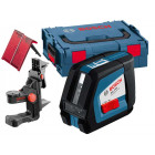Laser 2 croix livré en coffret L-BOXX GLL 2-50 + support BM1 Plus BOSCH 0601063108