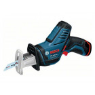 Scie sabre BOSCH  GSA 10,8 V-LI 2.5Ah + 2 batteries 2.5Ah, chargeur, en coffret - 060164L974