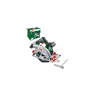 Scie circulaire sans fil Universal Circ 18V-53 - BOSCH VERT - sans batterie, ni chargeur - 06033B1400