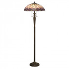 Lampadaire hutchinson, verre et résine