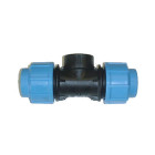TE 90 Femelle en polypropylène - Pour raccordement polyéthylène - Diamètre 32 mm - Taraudage 26/34