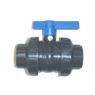 Vanne à bille en PVC - Femelle à coller, Femelle à coller - Diamètre 50 mm