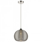 Suspension argent walton h140 1 lumières