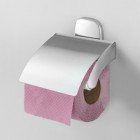 Porte papier toilette mural avec cache chromé