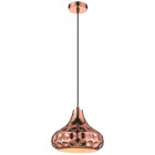 Suspension cuivre devon 1 lumières