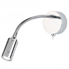 Applique/liseuse led, chrome
