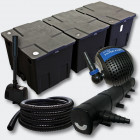 Kit:filtration de bassin 90000l 72 watts uvc stérilisateur pompe fontaine