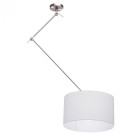 Suspension chromée megapolis 1 ampoule 148 cm Suspension chromée megapolis 1 ampoule 148 cm