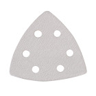 10 feuilles abrasives stéarate triangulaires 90 mm - Grain 240