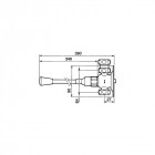 Robinet presto 712, commande au genou