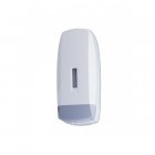 Distributeur de savon liquide serie basica corps en abs gris et façade en abs blanc