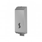 Distributeur de savon liquide serie brinox corps et façade en inox aisi 304 brossé ( mat) réservoir en plastique à remplissage 1,2 lt pour tous types de savon liquide (sans billes