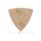 Triangles de ponçage K80 - Lot de 10 pièces - 105OSP080 Triangles de ponçage K80 - Lot de 10 pièces - 105OSP080
