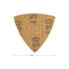 Triangles de ponçage K120 - Lot de 10 pièces - 105OSP120 Triangles de ponçage K120 - Lot de 10 pièces - 105OSP120