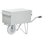 Brouette boite à outils, cantine 900x500x430mm, 1 roue increvable