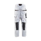 Pantalon Peintre +stretch Blanc/Gris-Foncé 10951330 - Taille au choix