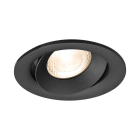 Fixation spot braytron tetra-e2, rond, noir, orientable, diamètre 95mm, aluminium