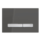 Plaque de commande Sigma 50 geberit noir chrome brillant