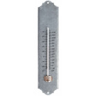 Thermomètre en zinc patiné pour jardin 50cm