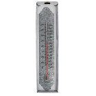 Thermomètre en zinc patiné pour jardin 50cm