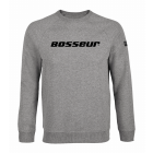 Sweat-shirt col rond - BOSSEUR - Doma T.M Gris chiné 11962-008