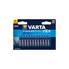 12 piles lr03 aaa varta long life