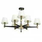 Plafonnier laiton neoclassic 8 ampoules 38 cm