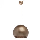 Suspension dorée megapolis 1 ampoule 130 cm