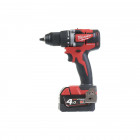 Perceuse visseuse compact milwaukee m18 cbldd-402c- 2 batteries 4.0ah - 1 chargeur - 4933464539