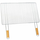 Grille lourde 2 poignées bois 68x40cm