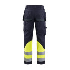 Pantalon multinormes inhérent avec poches flottantes Marine/Jaune-Fluo 14891512 - Taille au choix