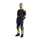 Pantalon multinormes inhérent APC 2 Marine/Jaune-Fluo 14911512 - Taille au choix
