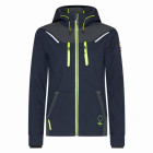 Veste femme - north ways - florence 1502 marine / jaune fluo - Taille au choix