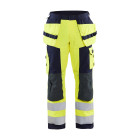 Pantalon artisan multinormes à poches flottantes Jaune-Fluo/Marine 15791514 - Taille au choix