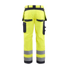 Pantalon multinormes inhérent avec poches flottantes Jaune-Fluo/Marine 15891512 - Taille au choix