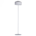 Lampadaire blanc megapolis 2 ampoules 140 cm